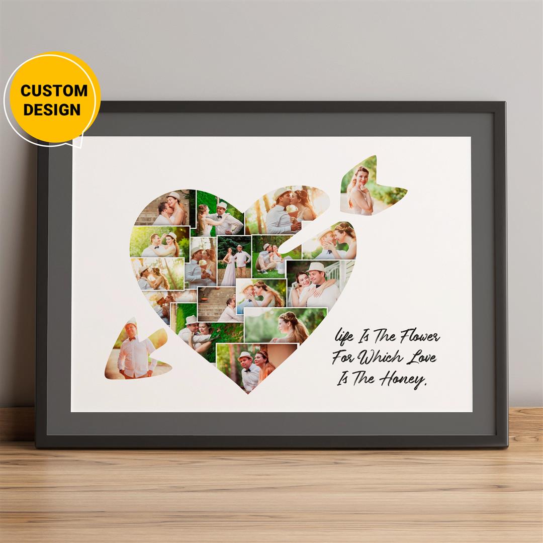 Heart Canvas, Photo Gifts, Custom Shaped Canvas by CanvasChamp