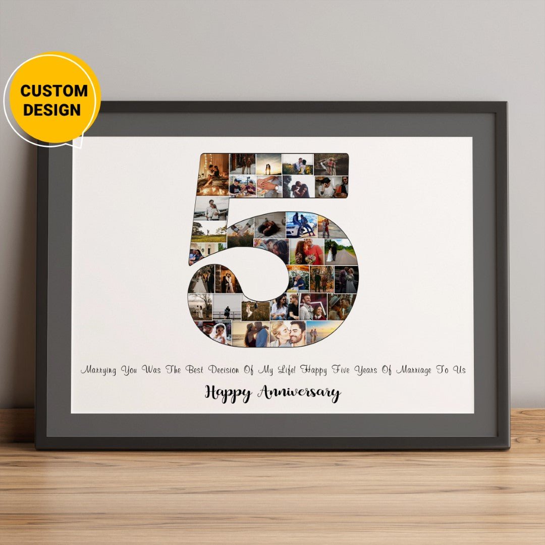 PERSONALIZED ANNIVERSARY COLLAGE GIFTS