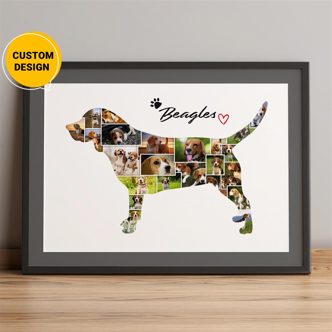 PERSONALIZED DOG COLLAGE GIFTS