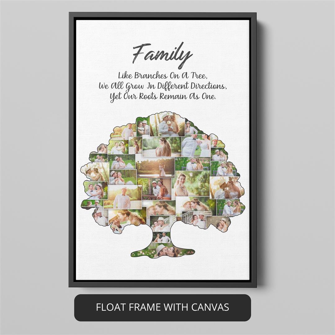 Personalized Name Text Canvas, Poster Family Gift Ideas Gift For Famil –  Love Mine Gifts