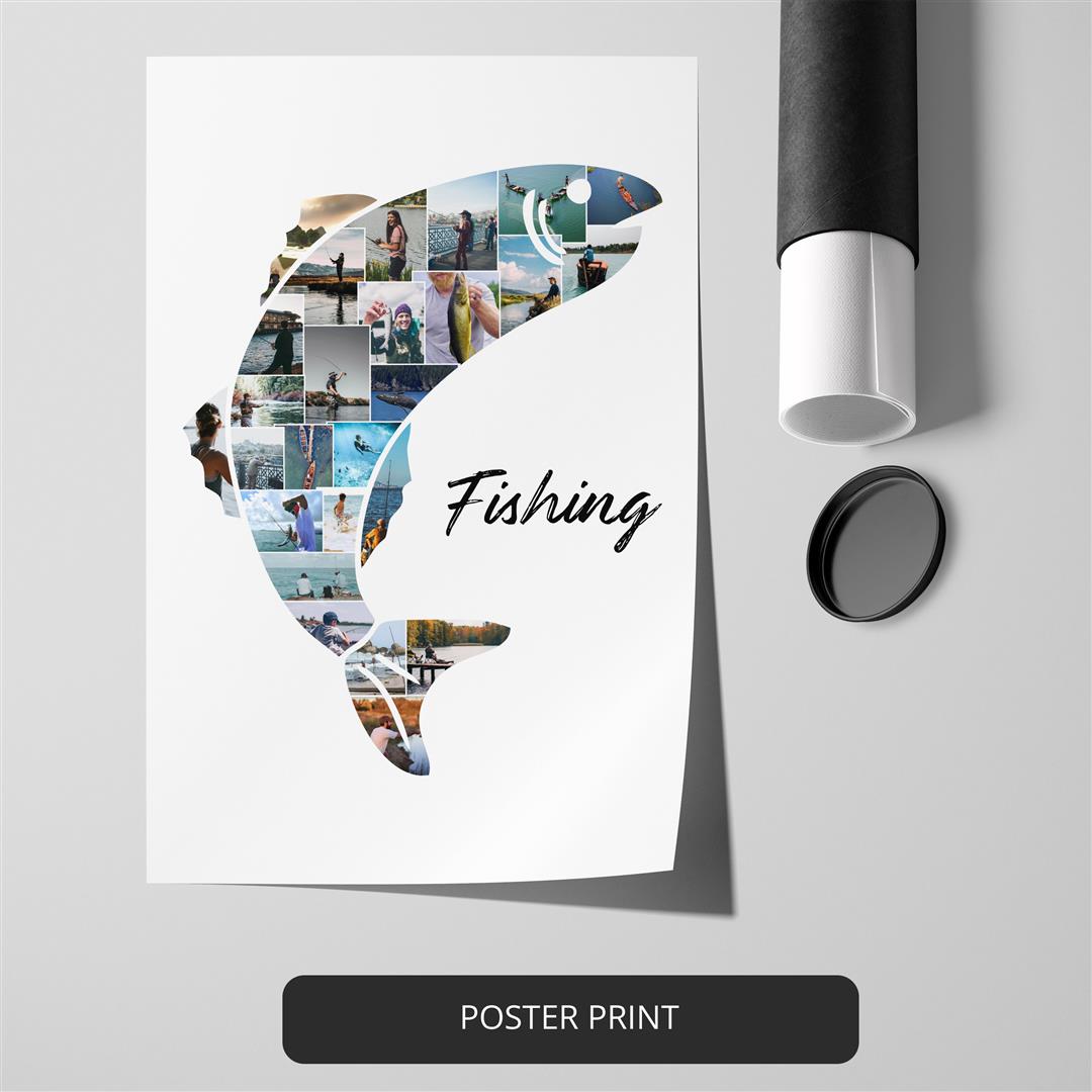 Unique Personalised Photo Collage Gifts For Fishing Lovers – CollagemasterCo