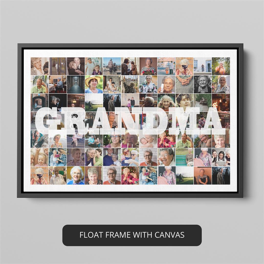 Grandma Wall Art: Showcase Your Love with a Personalized Photo Collage