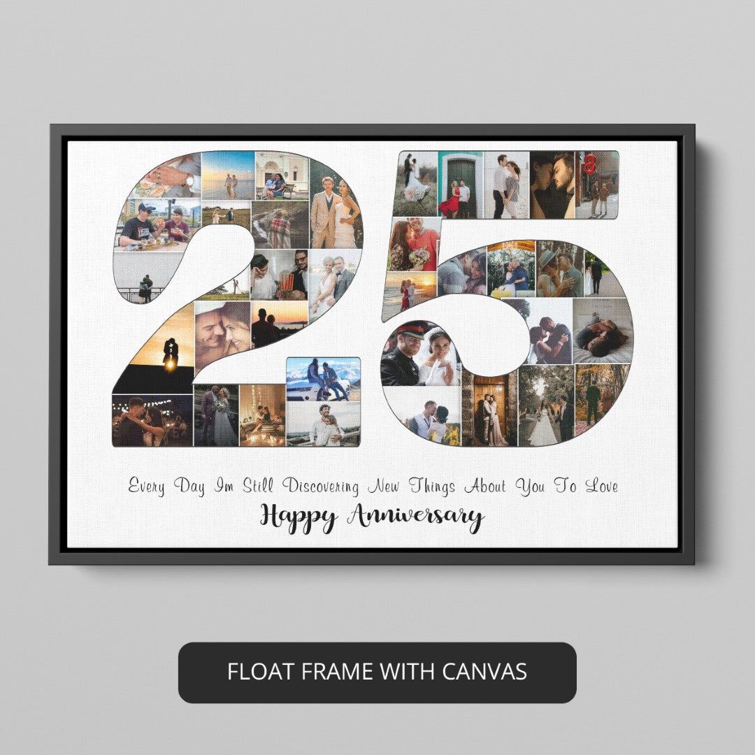 Personalized 25th Anniversary Gift For Parents & Couples - Incredible Gifts