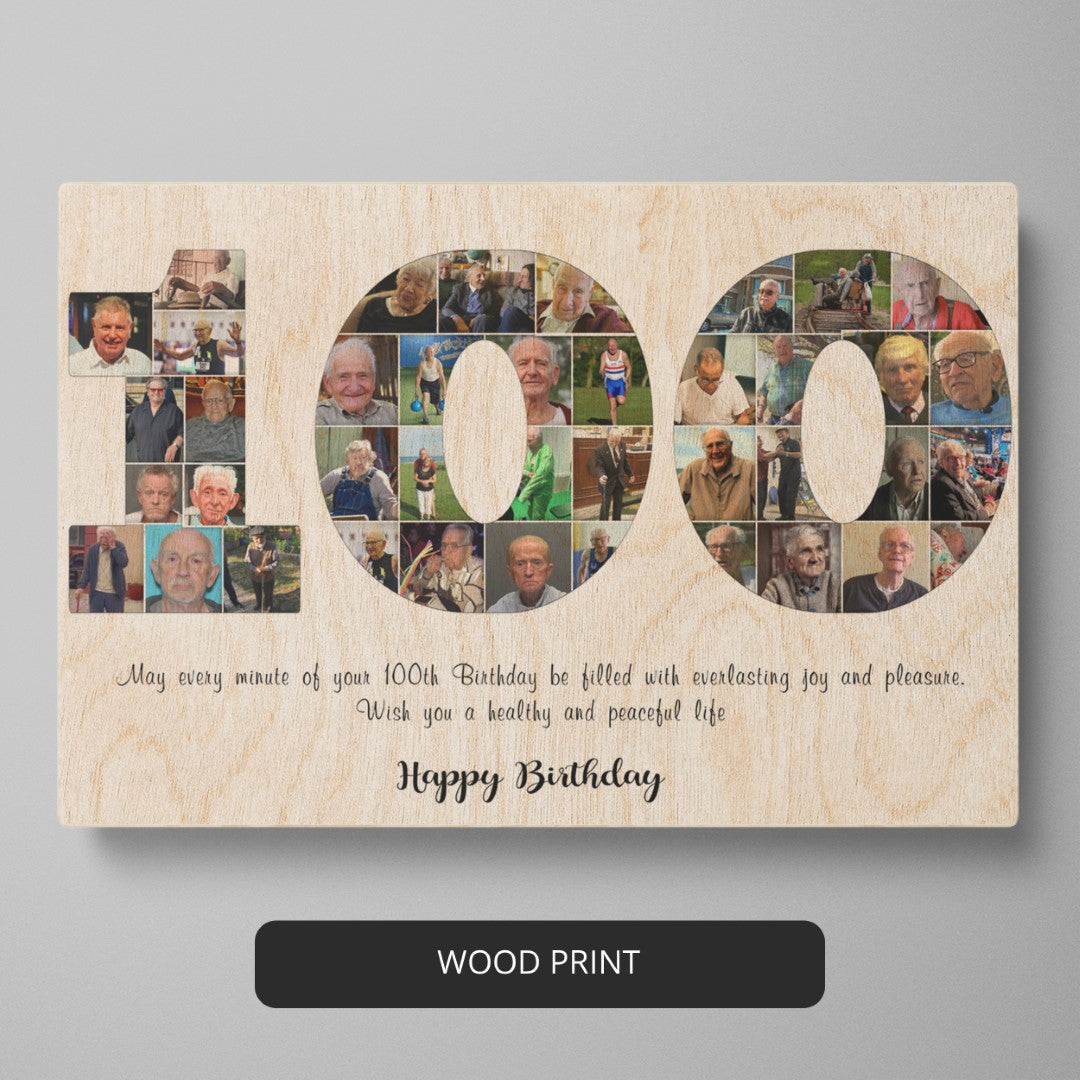 Personalized Birthday Gift For Friend | Photo Print on Wood Frame -  woodgeekstore
