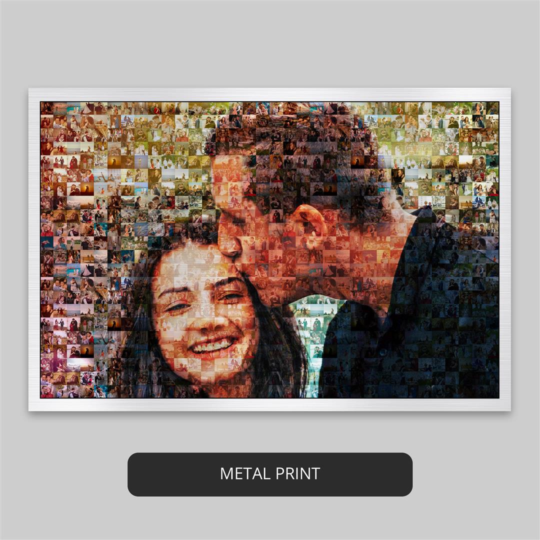 Buy Mosaic Frame | Best gift | 30-60 Pics Required and One Main Pic | Black  Color (9 X 7 Inches) Online at desertcartINDIA