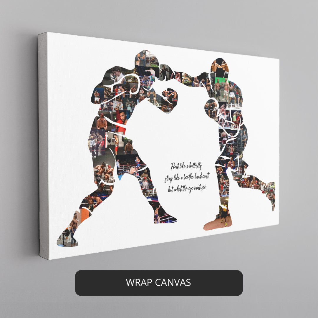 Personalized Boxing Photo Collage Gift Ideas For Him